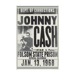 JOHNNY CASH FOLSOM SHOW POSTER MAXI 142