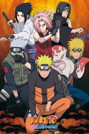NARUTO HEROES POSTER MAXI 350
