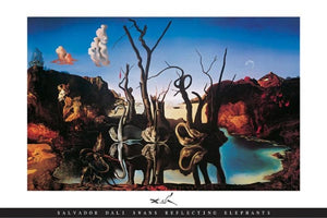 SALVADOR DALI SWANS MAXI POSTER 316