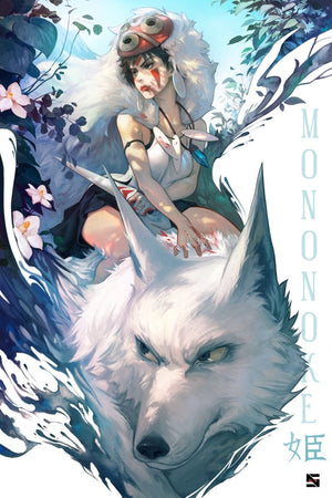 PRINCESS MONONOKE SNOW POSTER 633