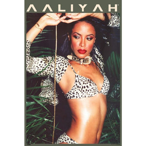 AALIYAH LEOPARD POSTER MAXI 204