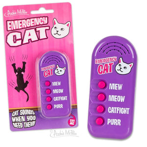 EMERGENCY CAT TALKING KEYCHAIN