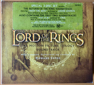 SOUNDTRACK | LORD OF THE RINGS TRILOGY (3CD SLIPCASE)