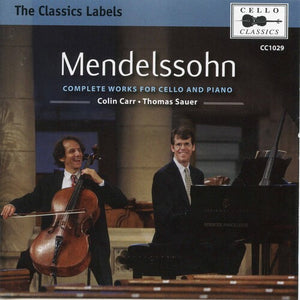 THOMAS SAUER^COLIN CARR | COMPLETE WORKS FOR CELLO