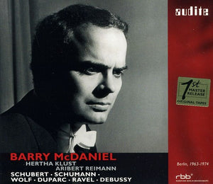 BARRY MCDANIEL | BARRY MCDANIEL SINGS SCHUBERT & SCHUMANN & WOLF