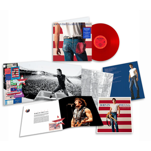 BRUCE SPRINGSTEEN | BORN IN THE USA (40TH ANNIVERSARY TRANSLUCENT RED EDITION) (INCLUDES BOOKLET AND LITHOGRAPH) (VINYL)