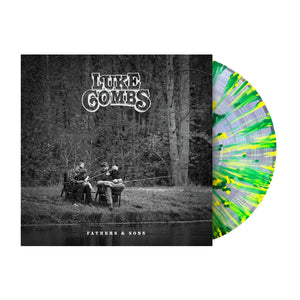 LUKE COMBS | FATHERS & SONS  AUS & NZ EXCL CLEAR WITH YELLOW AND GREEN SPLATTER VINYL