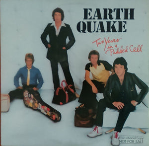 EARTH QUAKE | TWO YEARS IN A PADDED CELL - WRITING ON COVER