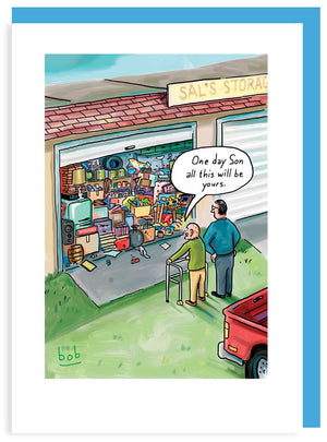 ONE DAY SON THIS WILL ALL BE YOURS GREETING CARD