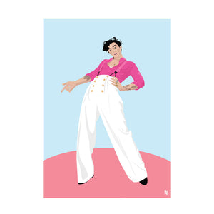 HARRY STYLES ART PRINT A2 489