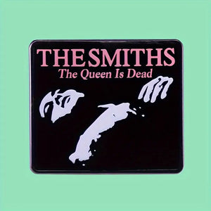 SMITHS QUEEN IS DEAD ENAMEL BADGE PIN MUSIC PIN