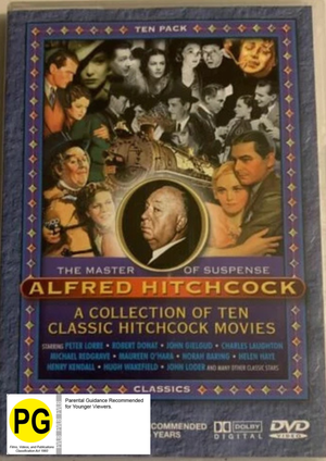MOVIE THR | ALFRED HITCHCOCK - TEN CLASSICS (4DVD)