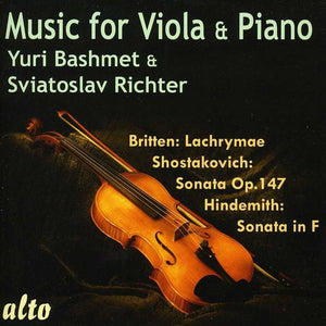 YURI BASHMET^YURI BASHMET & SVIATOSLAV RICHTER | MUSIC FOR VIOLA & PIANO