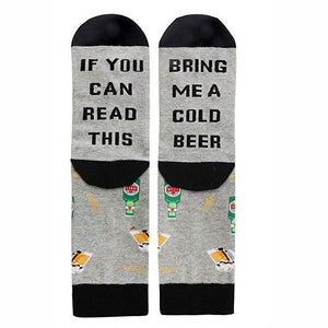 SOFA SOCKS BEER  IF YOU CAN READ THIS BRING ME BEER