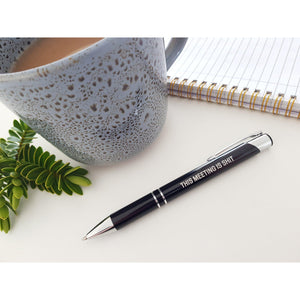 THIS MEETING IS SHIT PEN