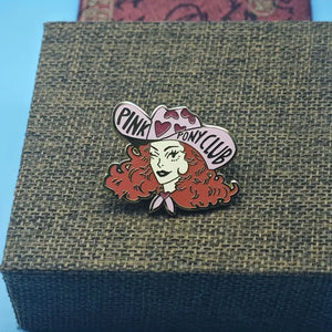 CHAPPELL ROAN COWGIRL HAT PINK PONY CLUB BADGE