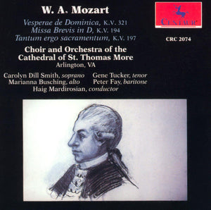 W.A. MOZART^HAIG MARDIROSIAN | VESPERS / MISSA BREVIS