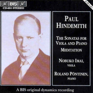 P. HINDEMITH^NOBUKO IMAI | SONATAS FOR VIOLA & PIANO