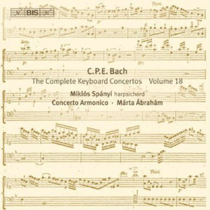 MIKL S SP NYI^C.P.E. BACH | KEYBOARD CONCERTOS 18