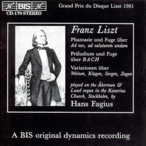 HANS FAGIUS^FRANZ LISZT | ORGAN WORKS