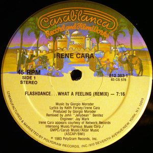 IRENE CARA | FLASHDANCE - WHAT A FEELING 12 - GENERIC SLEEVE