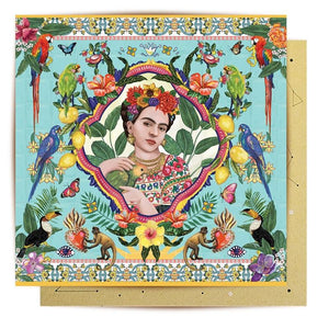 FRIDA KAHLO MEXICAN FOLKLORE CARD