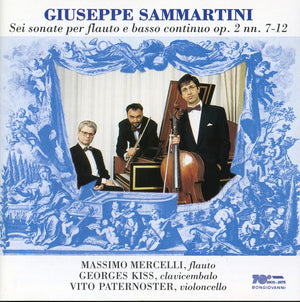 GIUSEPPE SAMMARTINI | SONATE PER FLAUTO E BASSO CONTINUO OP 2 NN 7-12