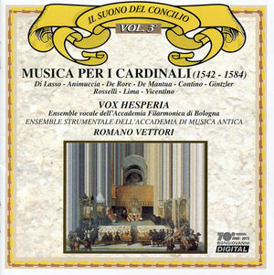 VOX HESPERIA | MUSICA PER I CARDINALI