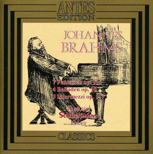BURKARD SCHLIESSMANN^J. BRAHMS | 7 FANTASIES / 4 BALLADES / 3 INTERMEZZOS