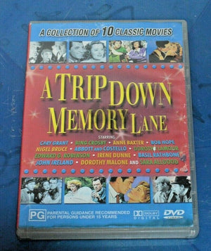 MOVIE | TRIP DOWN MEMORY LANE - 10 CLASSIC MOVIES (4DVD)