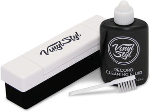 RECORD CLEANING PAD FLUID AND BRUSH VINYL STYL