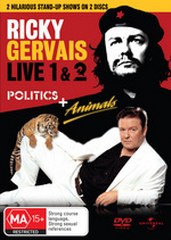 RICKY GERVAIS LIVE 1 AND 2 ANIMALS AND POLITICS (2DVD)