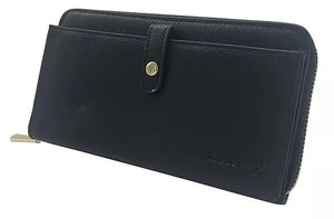 WALLET FITZROY BLACK VEGAN LEATHER