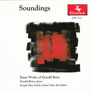 DONALD BETTS | SOUNDINGS: PIANO WORKS