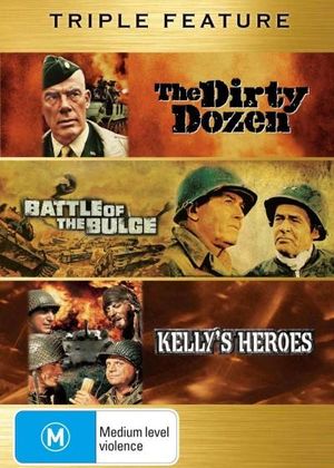 DIRTY DOZEN/BATTLE OF THE BULGE/KELLYS HEROES (3DVD)