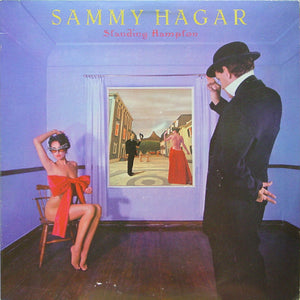 SAMMY HAGAR | STANDING HAMPTON - US - STICKER ON COVER - TORN CORNER