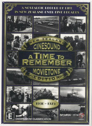 DOCUMENTARY NZ | TIME TO REMEMBER - NEW ZEALAND CINESOUND MOVIETONE EDITION 1930-1975 (3DVD)