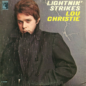 LOU CHRISTIE | LIGHTNIN STRIKES - US MONO - HOLE IN COVER