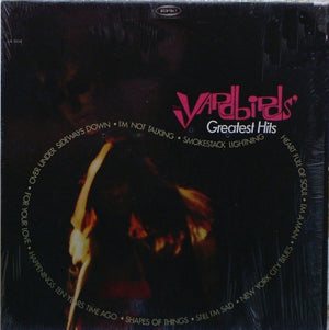 YARDBIRDS | YARDBIRDS GREATEST HITS - USA STEREO - BIT ROUGH - WRITING ON BACK COVER