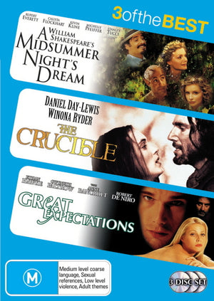 MIDSUMMER NIGHTS DREAM / CRUCIBLE / GREAT EXPECTATIONS (3DVD)