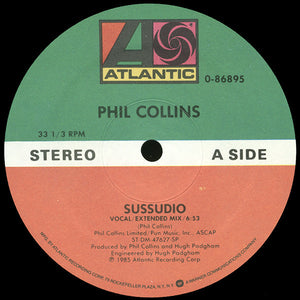 PHIL COLLINS | SUSSUDIO 12 - US - GENERIC SLEEVE