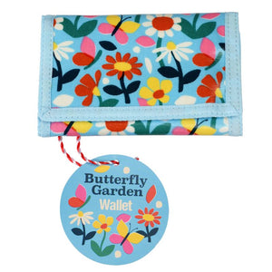 BUTTERFLY GARDEN RETRO VELCRO WALLET