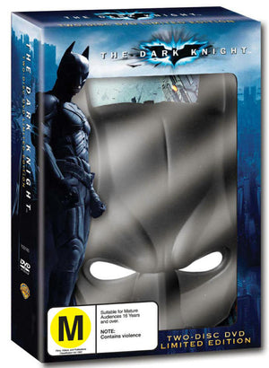 MOVIE ACT | DARK KNIGHT LIMITED EDITION BATMAN MASK CASE (2DVD)