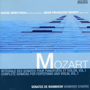 DAVID BREITMAN^W.A. MOZART | COMPLETE SONATAS FOR FORTEPIANO & VIOLIN