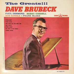 DAVE BRUBECK | GREATS