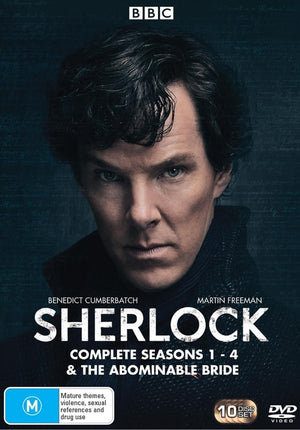 SHERLOCK | SHERLOCK COMPLETE SEASONS 1 - 4 / THE ABOMINABLE BRIDE (10DVD SET)