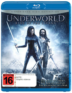 MOVIE BLHOR | UNDERWORLD - RISE OF THE LYCANS (BLU - RAY)