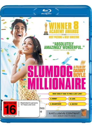 MOVIE BLUDRA | SLUMDOG MILLIONAIRE (BLU-RAY)
