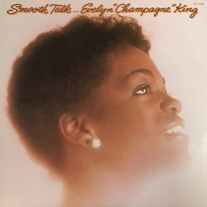 EVELYN CHAMPAGNE KING | SMOOTH TALK - US REISSUE COVER - PROMO - STICKER ON COVER