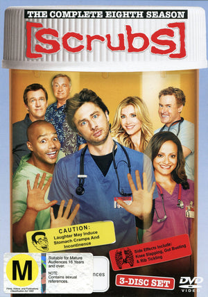 SCRUBS COMPLETE SEASON 8 (3DVD SET)
